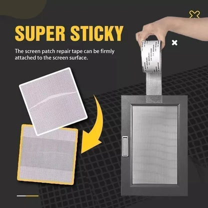 Window Net Screen Repair Roll- Fix broken Mesh Windows