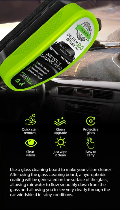 Car Windshield Oil Film Cleaning Brush