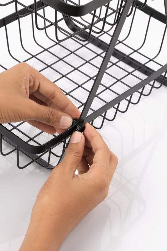 Multi-Purpose 2-Tier Storage Basket | Fruit, Vegetable & Snack Organize