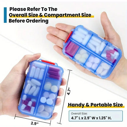 7-Day Pill Organizer - Dustproof & Moisture-Proof Recommended by Doctors (BUY 1 GET 1 FREE)