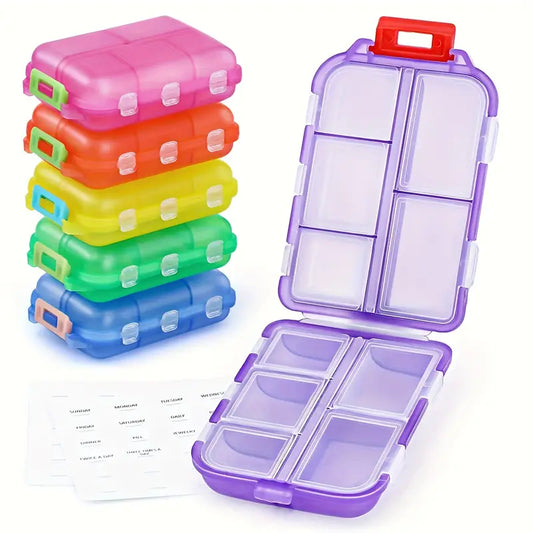 7-Day Pill Organizer - Dustproof & Moisture-Proof Recommended by Doctors (BUY 1 GET 1 FREE)