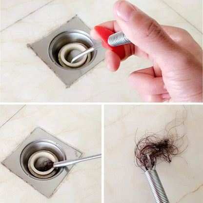 FlexiClean Sink Clean Steel Pipe- 360 degree movement