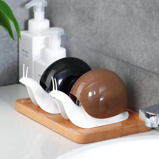 Cute Snail Liquid Soap Dispenser – Refillable Bathroom & Kitchen Hand Wash Pump