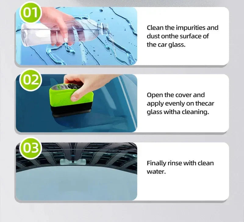 Car Windshield Oil Film Cleaning Brush