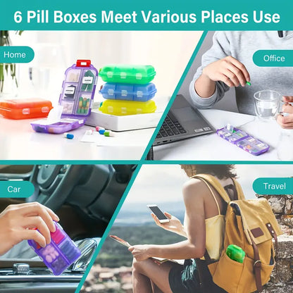 7-Day Pill Organizer - Dustproof & Moisture-Proof Recommended by Doctors (BUY 1 GET 1 FREE)