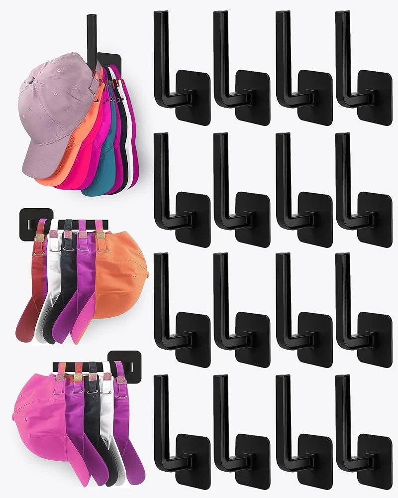 Multi-Purpose Strong Adhesive Wall Hooks for Clothes & Accessories