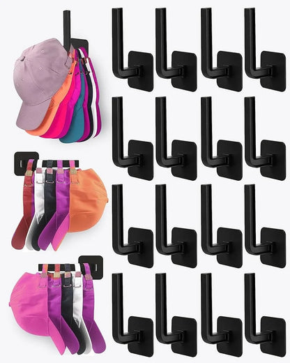 Multi-Purpose Strong Adhesive Wall Hooks for Clothes & Accessories