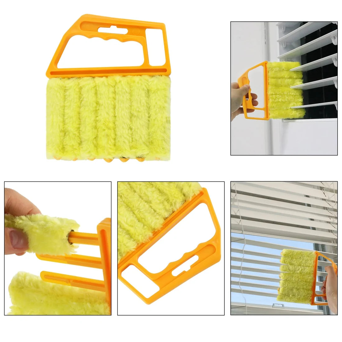 Deep Clean 7-Slat Brush for Window Rails, Blinds & Air Conditioner Vents