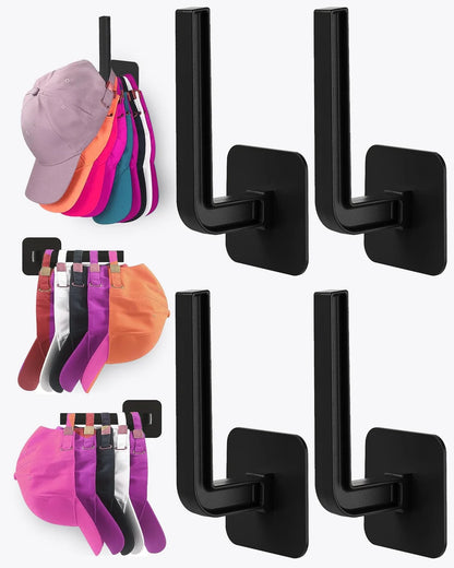 Multi-Purpose Strong Adhesive Wall Hooks for Clothes & Accessories