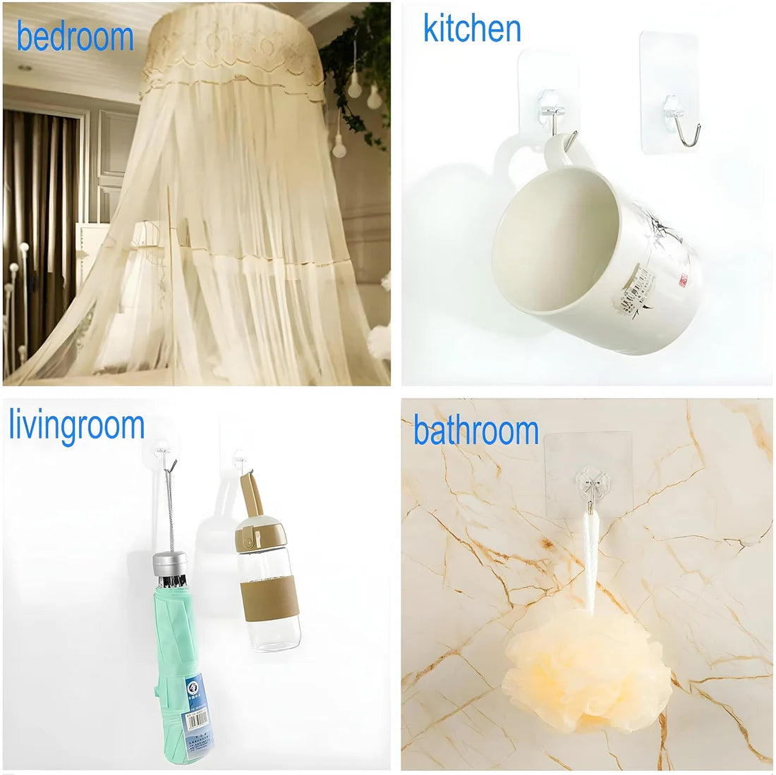 180° Adjustable Adhesive Steel Hook