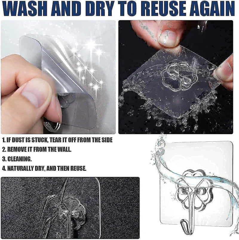 180° Adjustable Adhesive Steel Hook