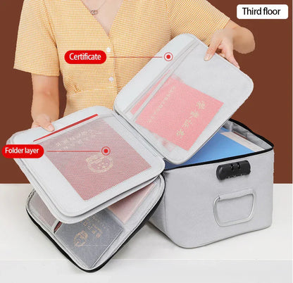 Large Document Bag With Lock