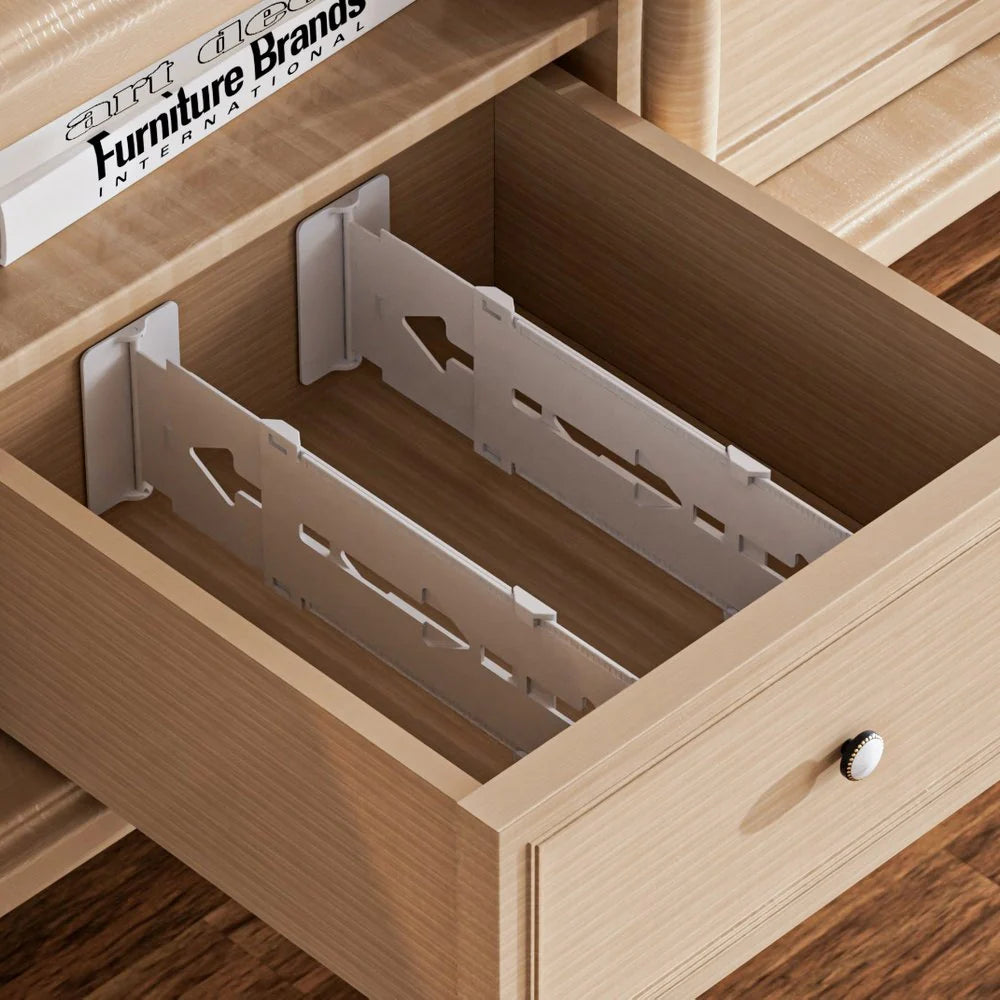 Expandable Drawer Divider Adjustable Dresser Drawer Organizer