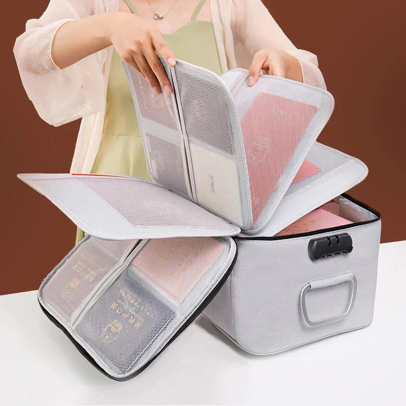Large Document Bag With Lock
