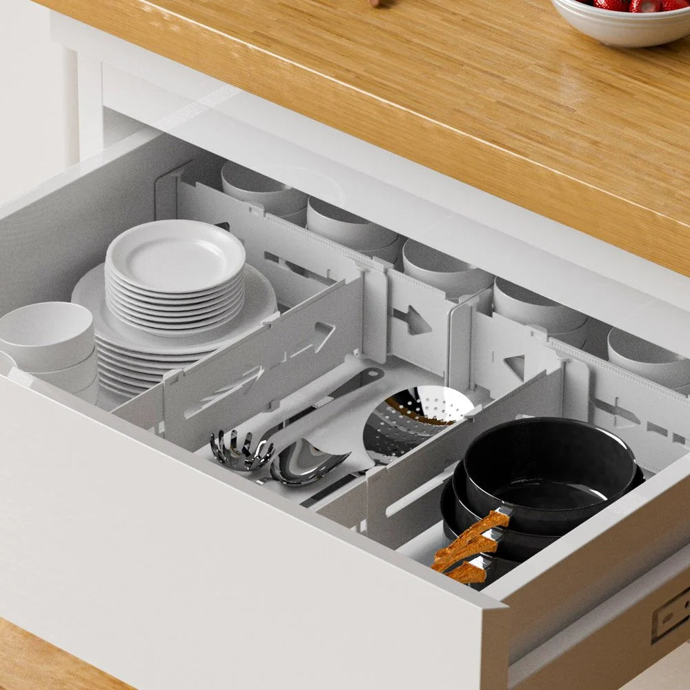 Expandable Drawer Divider Adjustable Dresser Drawer Organizer