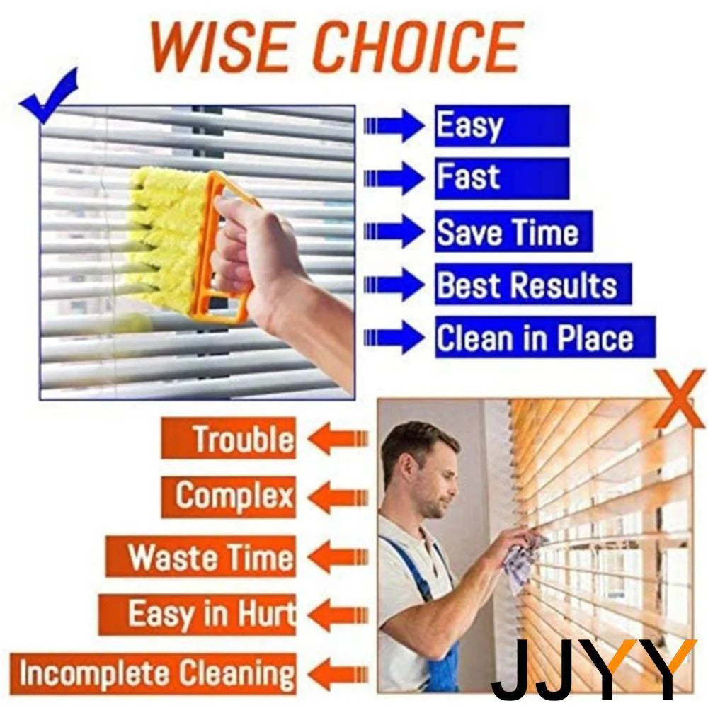 Deep Clean 7-Slat Brush for Window Rails, Blinds & Air Conditioner Vents