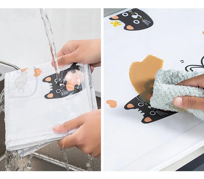 Waterproof & Dustproof Microwave Oven Cover with Side Storage Pockets