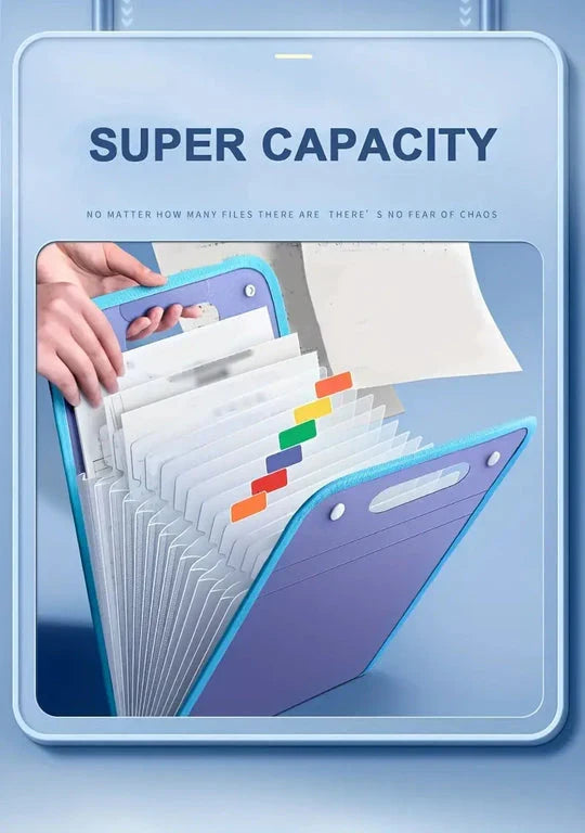 13 Layer Portable File Folder Bag