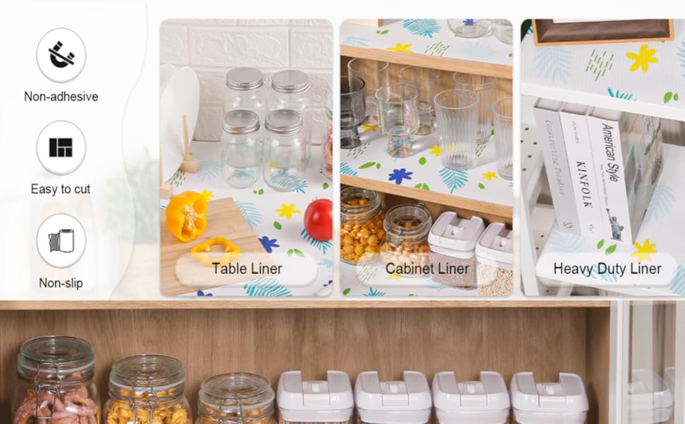 GripSafe Waterproof Drawer & Cabinet Shelf Liner (45 × 125 cm)