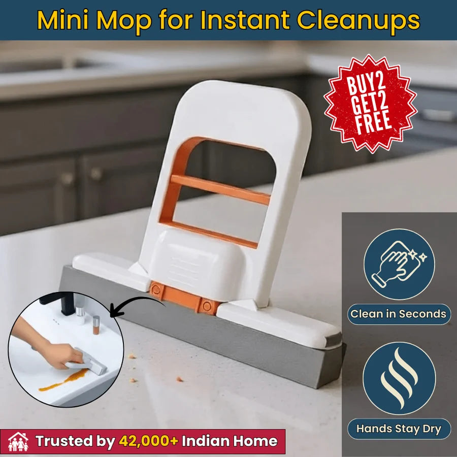 Magic Mini Fold Mop - Clean in 5 Seconds ( Buy 1 Get 1 FREE ) Freedom Sale 🔥