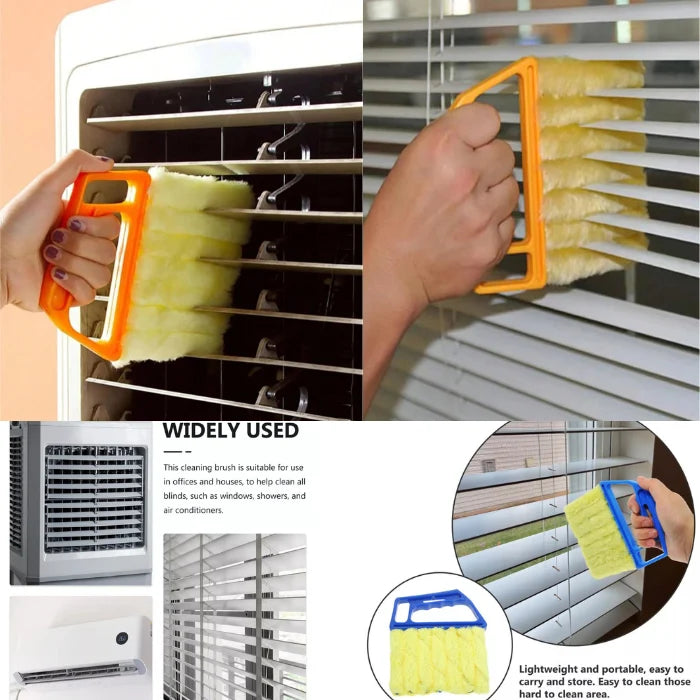 Deep Clean 7-Slat Brush for Window Rails, Blinds & Air Conditioner Vents